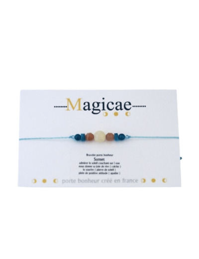 Bracelet porte bonheur - Sunset - Magicae