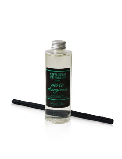 Recharge pour diffuseur Perle 200 ml (avec bâtonnets noirs) Evergreen
