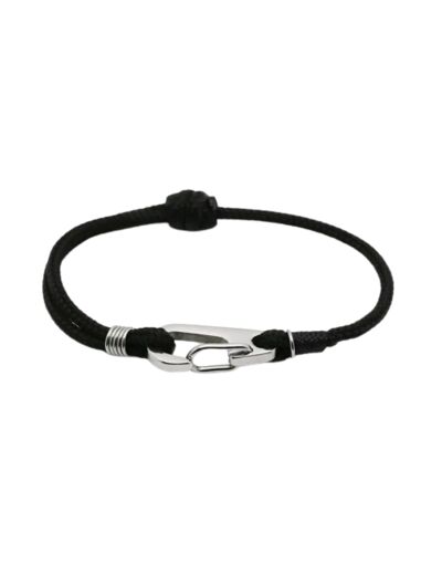 Bracelet escalade homme minimaliste Ubaye - Noir - Monzémaré