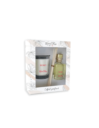 Coffret Bougie 180 g + Diffuseur 100 ml Secret