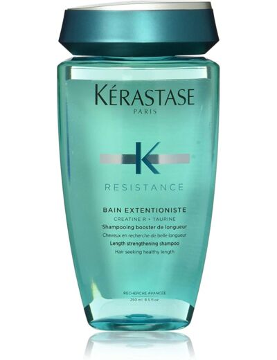 Kerastase - Gamme Résistance - Shampooing Bain Extentioniste booster de longueur et renforçateur pour de beaux cheveux longs jusqu'aux pointes. - 250ml