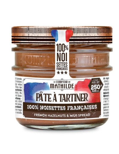 Pâte à tartiner aux noisettes françaises