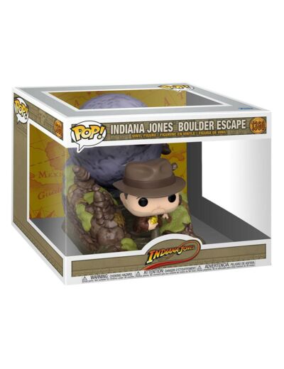 Indiana Jones pack 2 POP Moment! Vinyl figurines Boulder SCN 9 cm