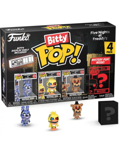 FIVE NIGHTS AT FREDDY'S - Bitty Pop 4 Pack 2.5cm - Nightmare Bonnie