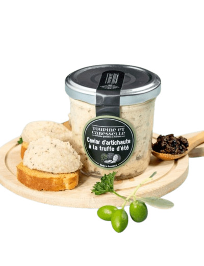 Caviar d'artichauts à la truffe d'été - Toupine et Cabesselle