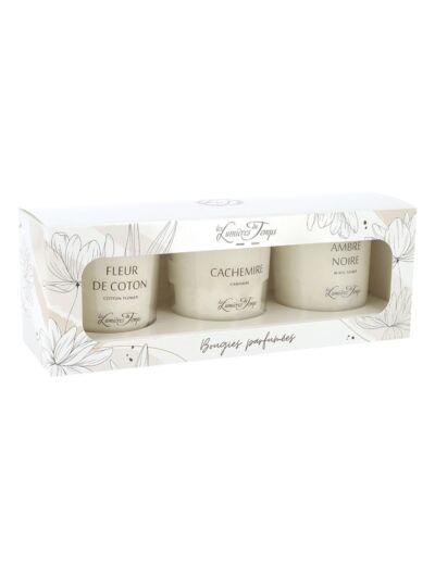 Coffret N°1 Traditionnel 3 bougies x 90 g