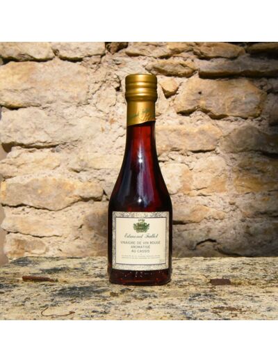 Vinaigre de vin rouge aromatisé au Cassis "Edmond Fallot"