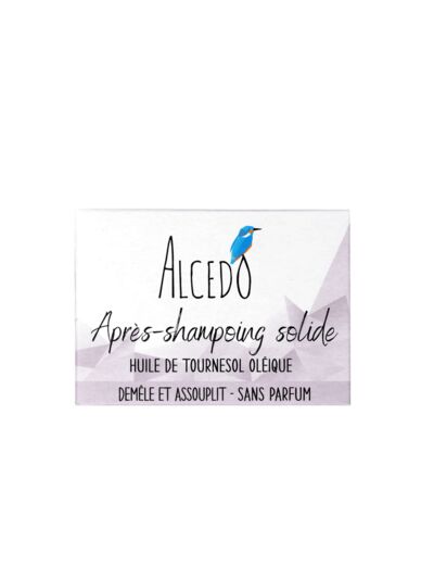 ALCEDO - Après-shampoing solide huile de tournesol oléique
