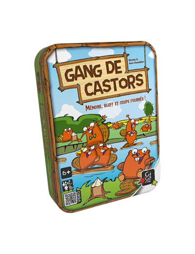 Gang de castors - Jeu de cartes -  Gigamic