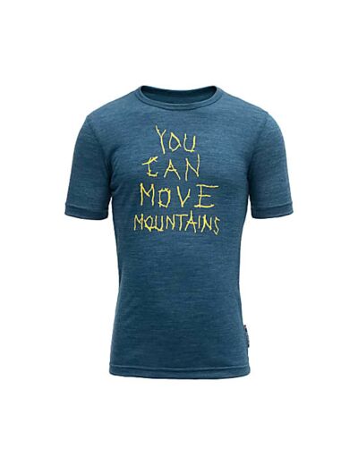 T-Shirt Mérinos Enfant Moving Mountain Subsea DEVOLD