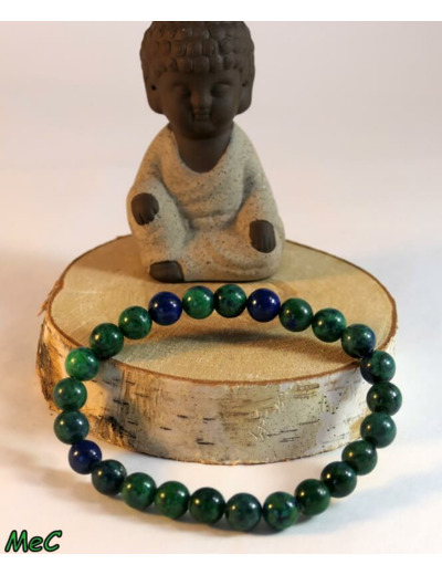 Bracelet azurite malachite