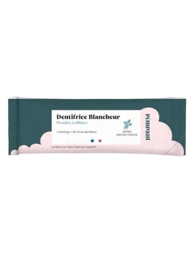 Dentifrice rechargeable poudre - Blancheur - Pimpant