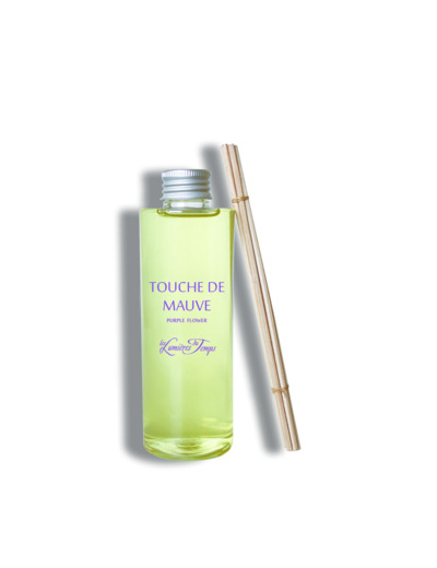 Recharge (Avec Rotins) pour Diffuseur de parfums 200 ml Touche de mauve