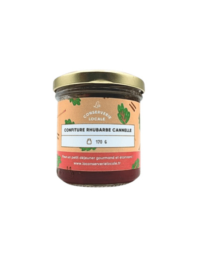 Confiture Rhubarbe Cannelle - La Conserverie Locale