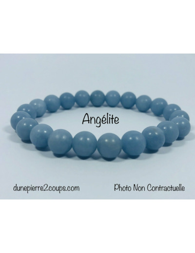 Bracelet Angélite  8mm