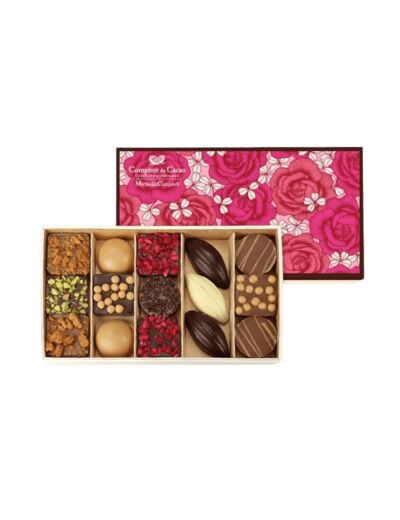 Coffret chocolats "Le Pouvoir Des Fleurs" de Michaël Cailloux