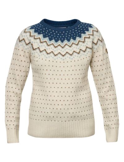 Pull Femme Övik Knit Sweater 646/Glacier Green FJÄLLRÄVEN