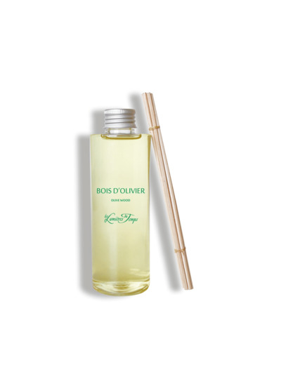 Recharge (Avec Rotins) pour Diffuseur de parfums 200 ml Bois d'olivier