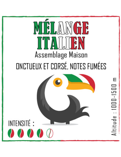 Café Italien moulu 1 kg - Brulerie des récollets