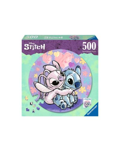 Puzzle rond 500 p - Disney Stitch