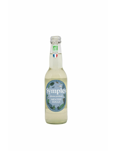 Boisson infusion pétillante menthe douce - 33 cl - Symples