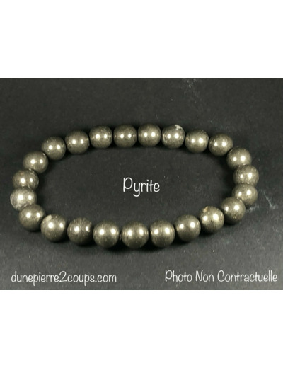 Bracelet Pyrite  8mm