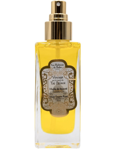 La Sultane de Saba - Huile de beauté Voyage sur la route du Taj Palace - Musc Encens Rose - 200ml