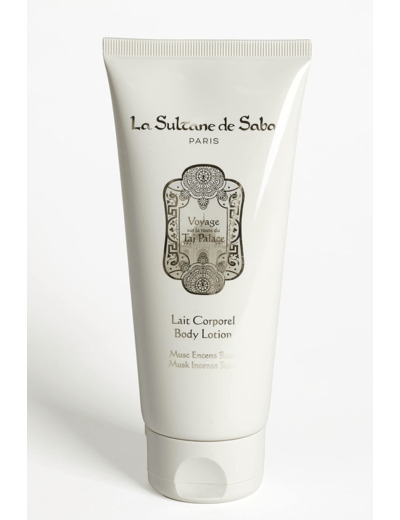 La Sultane de Saba - Lait corporel Voyage sur la route de Taj Palace - Musc Encens Rose - 200ml