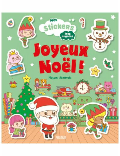 Livre mes stickers - Joyeux Noël - Fleurus