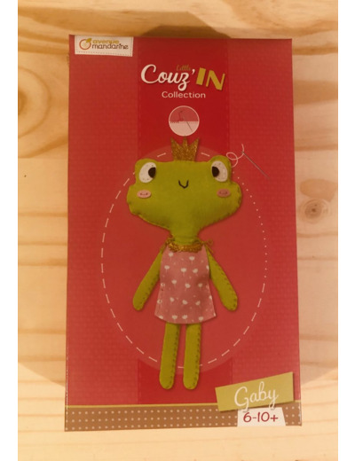 Kit DIY couture grenouille : Little Couz'In Gaby la grenouille - Avenue Mandarine