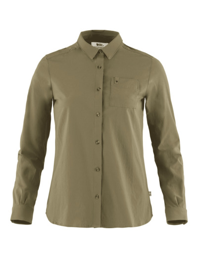 Chemise Femme Övik Lite Longues Manches 620/Green  FJÄLLRÄVEN