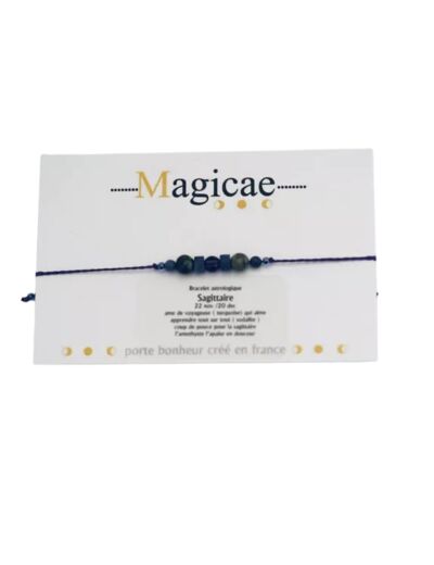 Bracelet porte bonheur signe astro - Sagittaire - Magicae