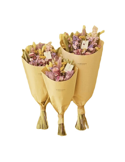 Fleurs séchées - Bouquet des champs - Lilas fleuri - Medium