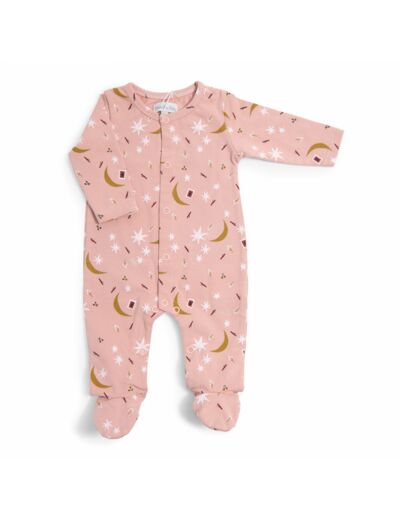 Pyjama 12m jersey rose étoiles Après la pluie