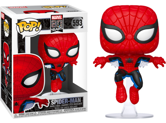 Marvel 80th POP! 593 Marvel Vinyl figurine Spider-Man (First Appearance) 9 cm