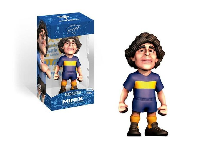 FOOTBALL - Maradona Boca Juniors - Figurine Minix 12cm