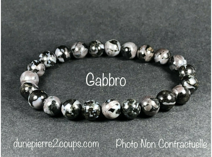 Bracelet Gabbro  8mm