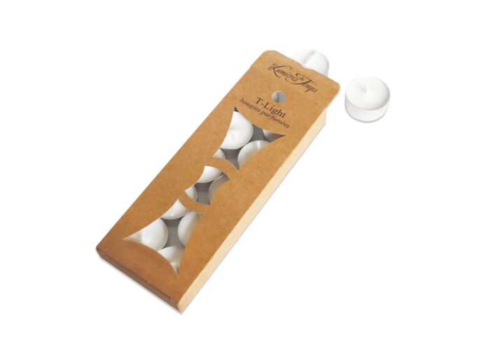 Boîte 10 bougies t-light Plaisir Gourmand