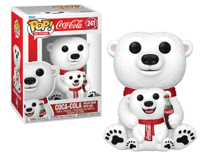 COCA-COLA - POP & Buddy N° 241 - Ours polaire Coca-Cola avec Ourson