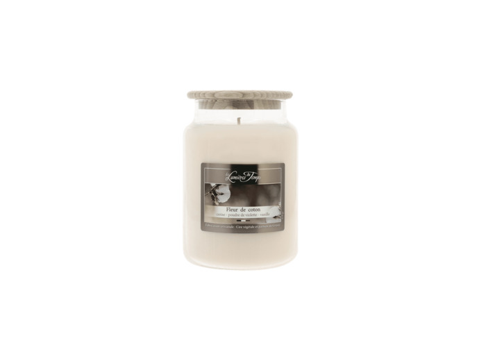 Bougie Cire Colorée 670 g Fleur de Coton