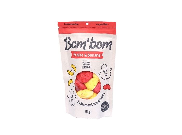 Bonbons Fraise Banane « Bom'bom » - les petits bonheurs