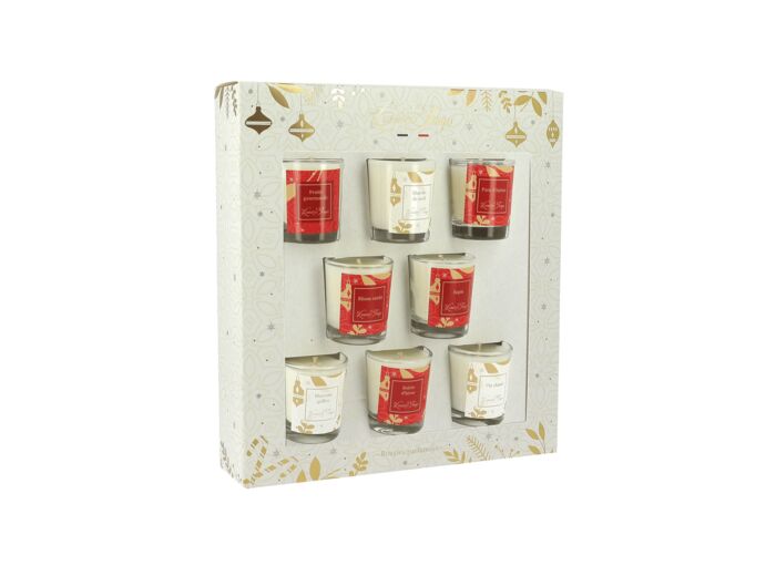 Coffret Bougies 8 x 35 g Noël