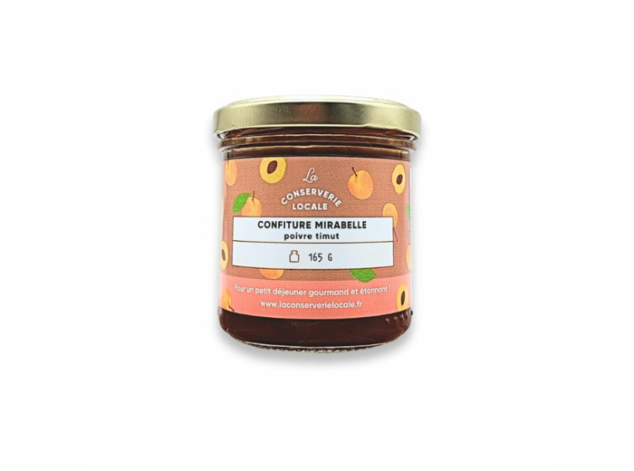 Confiture Mirabelle Poivre Timut 165g