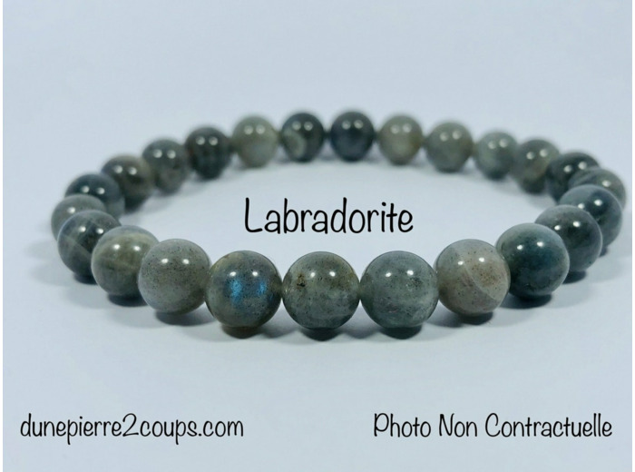 Bracelet Labradorite  8mm