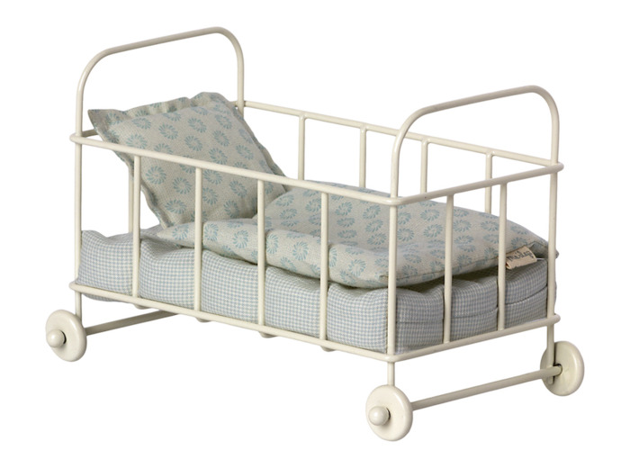 Vintage Bed Souris Anthracite - Maileg