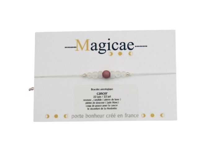 Bracelet porte bonheur signe astro - Cancer - Magicae