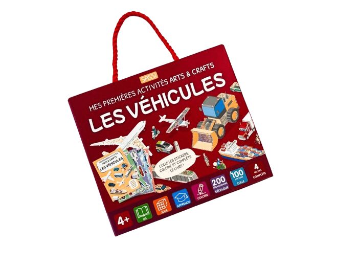 Mes premières activités arts & crafts - Les véhicules - Sassi