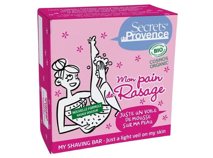 Pain à raser femme – Beurre de Karité bio – Secrets De Provence