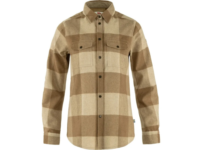 Chemise Femme Canada Shirt 232-191/ Buckwheat Brown FJÄLLRÄVEN