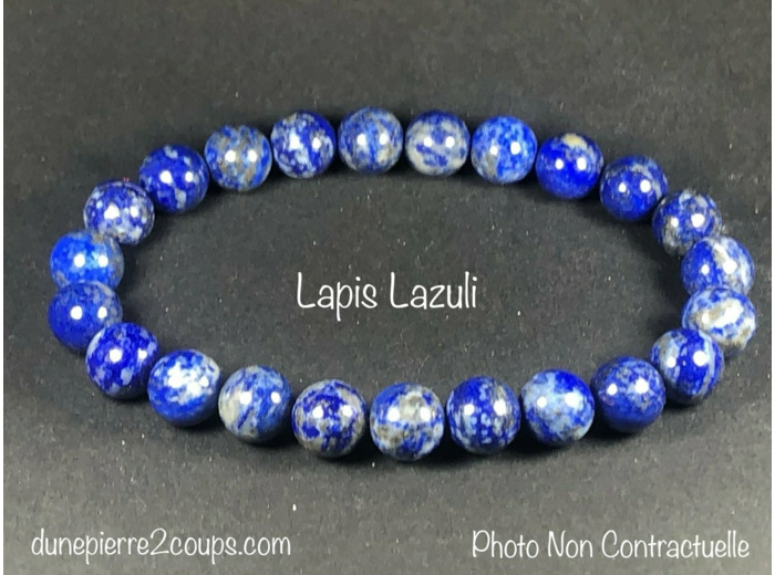 Bracelet Lapis Lazuli 8mm